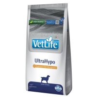 Корм Farmina Vet Life диетический для собак при пищевых аллергиях, периодической диареи, идиопатическом дерматите, Dog Ultrahypo, 12 кг