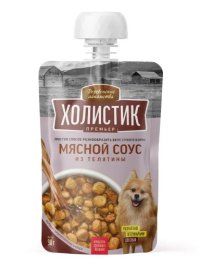 Деревенские лакомства Мясной соус из телятины для собак, Холистик Премьер, 90 г