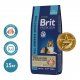 Корм Brit Premium Dog Sensitive для взрослых собак всех пород с чувствительным пищеварением, Ягненок и индейка, 15 кг