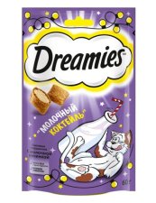 Лакомство Dreamies для взрослых кошек с молоком, 60 г