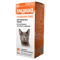 Празицид-суспензия Плюс от глистов, для кошек, 7 мл
