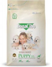 Корм BonaCibo Super Premium, для щенков всех пород, со вкусом ягнёнка и риса, Puppy, 3 кг