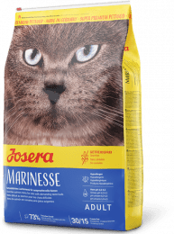 Корм Josera Marinesse (30/15), для взрослых кошек с чувствительным пищеварением, с лососем, рисом и картофелем, 400 г
