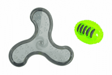 Игрушка CAMON для собак, Мячик регби + бумеранг из термопластичной резины