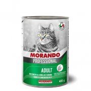 Консерва Morando, для кошек, кусочки в соусе с ягнёнком и овощами, Professional, 405 г