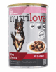 Nutrilove Chunks Dog Veal/Turkey in gravy. Кусочки с телятиной и индейкой в соусе, 415 г