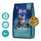 Корм Brit Premium Cat Sensitive для взрослых кошек с чувствительным пищеварением, Ягненок и индейка, 8 кг