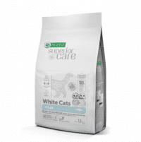 Корм Nature's Protection, для кошек светлого окраса, контроль веса с сельдью, Superior Care WHITE CAT, 1,5 кг