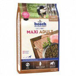 Корм Bosch для взрослых собак, с птицей, MAXI ADULT, 3 кг