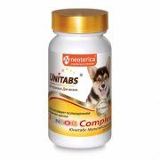 Таблетки Unitabs, витамины для щенков, JuniorComplex, 100 таб