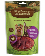 Деревенские лакомства дольки утиные для собак мини-пород, 55 г
