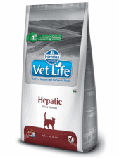Корм Farmina Vet Life Hepatic Cat, для кошек, при хронической печеночной недостаточности, 2 кг