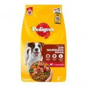 Корм Pedigree для взрослых собак маленьких пород с говядиной, 2 кг