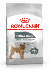 Корм Royal Canin Mini Dental Care для взрослых и стареющих собак мелких размеров, предрасположенных к образованию зубного камня, 1 кг