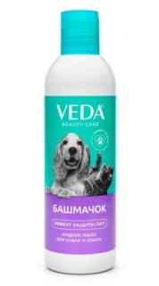 Веда Башмачок. Жидкое мыло для кошек и собак, 220 мл