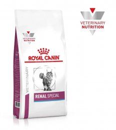 Корм Royal Canin Renal Special диетический для взрослых кошек с пониженным аппетитом для поддержания функции почек при острой или хронической почечной недостаточности. Ветеринарная диета, 2 кг