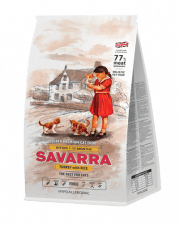 Корм SAVARRA Kitten для котят, индейка и рис, 400 г