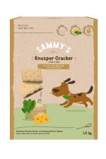 Лакомство Bosch Sammy's Cracker для собак, Крекеры со шпинатом и сыром, 1 кг