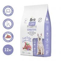 Корм Brit Care для здорового пищеварения собак всех пород, с индейкой и ягненком, Sensitive Healthy Digestion, 12 кг
