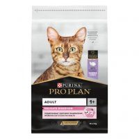 Корм Purina Pro Plan для взрослых кошек с чувствительным пищеварением с высоким содержанием индейки, 10 кг