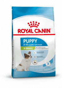 Корм Royal Canin X-Small Puppy для щенков очень мелких собак (вес взрослой собаки до 4 кг) в возрасте до 10 месяцев, 500 г