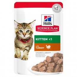 Пауч Hill's для котят со вкусом индейки, 85 г