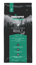 Корм Chicopee HNL Soft Adult для взрослых собак, страус и картофель, 2 кг