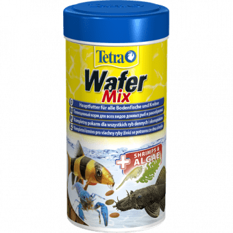 Корм Tetra для донных рыб и ракообразных, Wafer Mix, 119 г (250 мл)