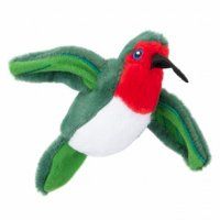 Игрушк Птичка плюшевая с кошачьей мятой для кошек, зеленая, 7,5 см