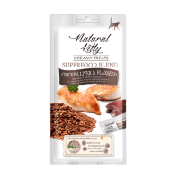 Лакомство Pettric Natural Kitty крем-суп для кошек Курица, куриная печень и семя льна, 4 шт