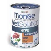 Консерва Monge VetSolution Hypo Monoprotein для снижения реакции пищевой непереносимости у собак, 400 г