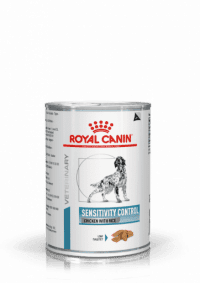 Паштет Royal Canin для собак с пищевой аллергией / непереносимостью, с курицей и рисом, Sensitivity control Canine Chicken with Rice, 410 г