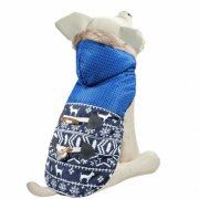 Попона утепленная Triol Зимняя сказка для собак, S, синяя, размер 25 см 