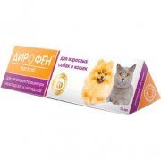 Дирофен паста 60 от глистов, для взрослых собак и кошек, 10 мл