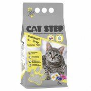 Наполнитель минеральный Cat Step Compact Gray Summer Field, комкующийся, 8 кг (10 л)