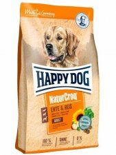 Корм Happy Dog для взрослых собак всех пород, для поддержания оптимальной формы, со вкусом утки и риса, NaturCroq, 12 кг