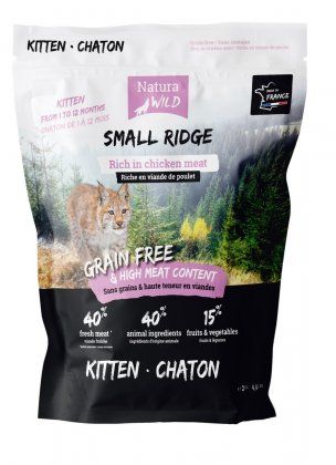 Корм Natura Wild для котят, со вкусом курицы, Small Ridge, 2 кг