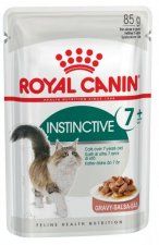Пауч Royal Canin для кошек старше 7 лет, кусочки в соусе, INSTINCTIVE +7, 85 г