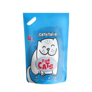 Наполнитель FOR CATS силикагелевый впитывающий, 1,55 кг (4 л)