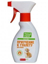 Умный Спрей Приучение к туалету для кошек 200 мл
