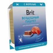 Паштет Brit для стерилизованных кошек с форелью, Premium Sterilised, 100 г