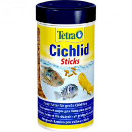 Корм Tetra Cichlid Sticks для всех видов цихлид и других крупных декоративных рыб, 20 г