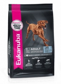 Корм для взрослых собак крупных и очень крупных пород Eukanuba Adult Large Breed 1+ years сухой, 15 кг