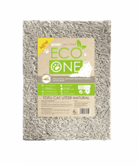 Наполнитель Eco One Тофу натуральный 2,5 кг, 6 л