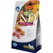 Корм Farmina N&D низкозерновой для взрослых собак маленьких пород с ягненком, спельтой, овсом и тропическими фруктами, TROPICAL, 1,5 кг
