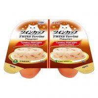 Лакомство INABA ЧАО ТВИНС ТЕРРИН, Паштет для кошек, с тунцом Магуро, курицей и кацуобуси, 35гх2шт