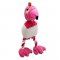 Игрушка текстильная для собак, Веселый фламинго, 28х6 см