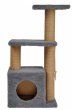 Домик-когтеточка Kogti для кошек многоуровневый, серый, Башня New, 51х42х32 см