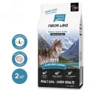 Корм Natura Wild для взрослых собак всех пород, со вкусом лосося, тунца, индейки, Yukon Lake, 2 кг