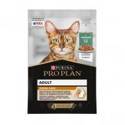 Пауч Purina Pro Plan для кошек с чувствительной кожей, с треской, Derma Care, 85 г